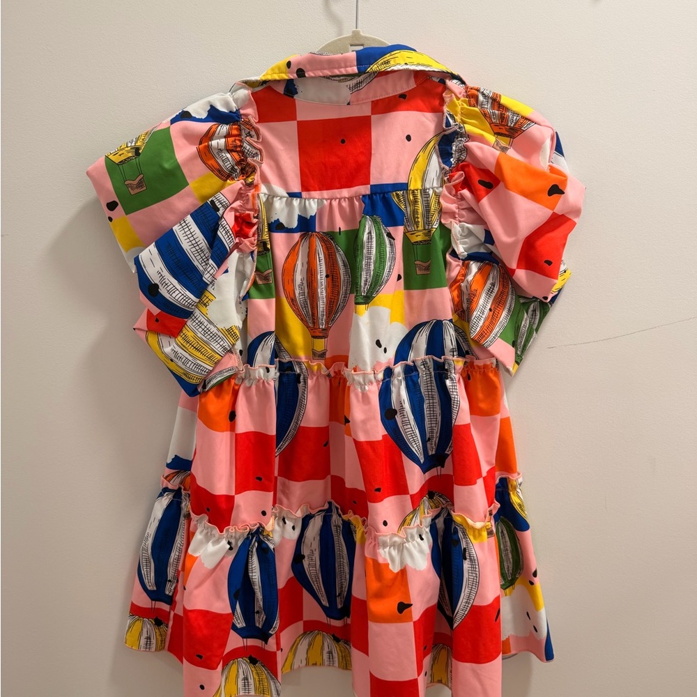 Colorful Patchwork Mini Dress - Picture 3 of 3